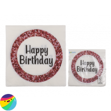 Serviete Happy Birthday